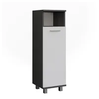 Vichy Vichy, Regal, Midischrank Ilias, Anthrazit/Weiss, 30.2 x 95