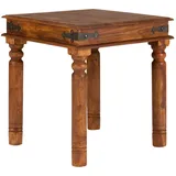 Esstisch Merlin 80x80 cm Massivholz Palisander braun Küchentisch Wohnzimmertisch