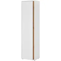 Furn.design Schuhschrank weiß und Wotan Eiche Flurschrank 50 x