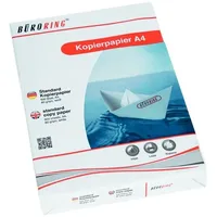 Büroring Kopierpapier A4 weiß 500 Blatt, holzfrei