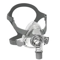 Vollmaske, universelle Nasenmaske, Schlafmaske mit einstellbarer freier Kopfmaske, zum Schlafen geeignet,F5A-S