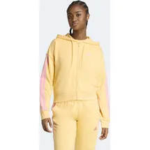 adidas - Women's 3-Stripes French Terry Full Zip Hoodie - Sweat- & Trainingsjacke Gr S beige