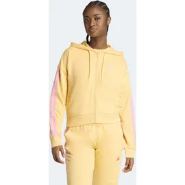 adidas - Women's 3-Stripes French Terry Full Zip Hoodie - Sweat- & Trainingsjacke Gr S beige