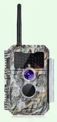 Wildkamera Wlan Fotofalle Jagdkamera Wildtierkamera 64MP 1296P 0,1s Schnelle Trigger Geschwindigkeit Nachtsicht Bewegungsmelder 110°PIR IP66 Wasserdichter - W600