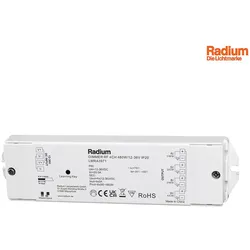RADIUM Dimmer für Funk-Fernbedienung, DIMMER RF 4CH 480W/12-36V IP20 RALMRA3971