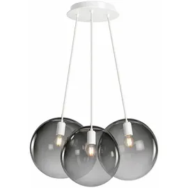 s.luce Orb Cluster 3-flg. 30 cm Rauch/Weiß rund