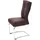 chefgastro Esszimmerstuhl Textil Braun 2er Set
