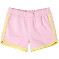VidaXL Kindershorts mit Besatz Knallrosa 140