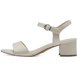 TAMARIS Damen Sandalen mit Absatz Vegan Blockabsatz; CHAMPAGNE/beige; 39 EU