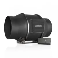 AC Infinity CLOUDLINE PRO S6 Leises Inline-Lüftersystem mit Drehzahlregler, 150 mm