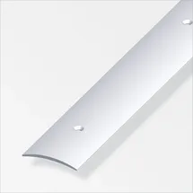 Alfer Übergangsprofil silber eloxiert, gelocht 1000 x 5 mm Aluminium Übergangsprofil