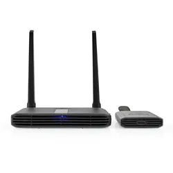 Nedis VTRA3460GY, AV-Sender & -Empfänger, 30 m, Verkabelt & Kabellos, Grau, HDCP