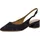 TAMARIS Damen Sling Pump mit Blockabsatz Leder, blau, 37 EU