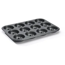De Buyer Blech mit 12 Mini-Savarins 34,3 x 26,2 x 2,2 cm