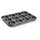 De Buyer Blech mit 12 Mini-Savarins 34,3 x 26,2 x 2,2 cm
