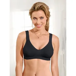 Soft-BH VIANIA, Damen, Gr. 85, Cup C, schwarz, 55% Polyamid, 35% Polyester, 10% Elasthan, BHs