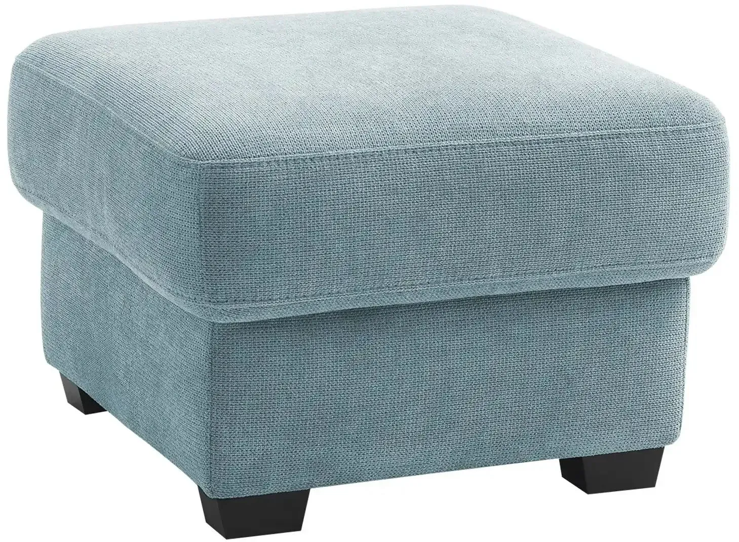 bobb Hocker mit Boxspringpolsterung  Lisa de Luxe , blau , Maße (cm): B: 61 H: 47 T: 61.0