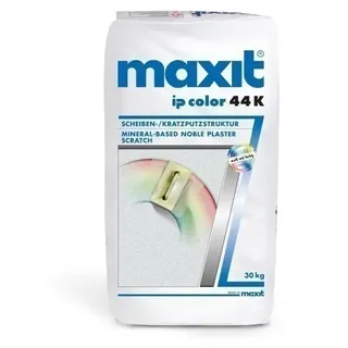 Scheibenputz - maxit ip color 44 K, weiß - 30kg - 2,0mm - Edelputz