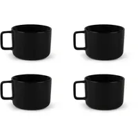 Excelsa Jumbo Tasse 0,4 l Schwarz 4 St.