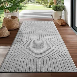 Ayyildiz Kurzflorteppich Nova 1201 Silber 80 cm x 250 cm