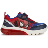 GEOX J CIBERDRON Boy F Sneaker, Navy/RED, 24 EU