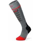 Lenz Heat Sock 5.1 Heizsocken grau/rot 39-41
