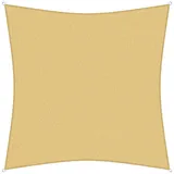 sunprotect 12010 Professional Sonnensegel, 2,5 x 2,5 m, Quadrat, wind- & wasserdurchlässig, beige