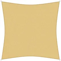 sunprotect 12010 Professional Sonnensegel, 2,5 x 2,5 m, Quadrat, wind- & wasserdurchlässig, beige