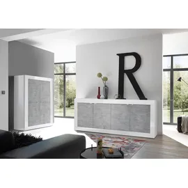 Home Affaire Highboard 102 x 162 x 43 cm Weiß