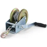 Carparts-ONLINE Profi Seilwinde Handwinde mit Drahtseil 800KG 10 Meter