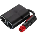Hella Adapter, Zigarettenanzünder Steckdosen auf 2 Zigarettenanzünder Stecker 8JA 007 589-141