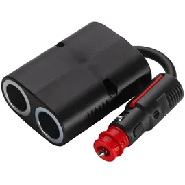 Hella Adapter, Zigarettenanzünder Steckdosen auf 2 Zigarettenanzünder Stecker 8JA 007 589-141