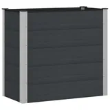 vidaXL Hochbeet 100 x 50 x 91 cm Schwarz