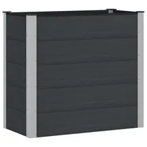 vidaXL Hochbeet 100 x 50 x 91 cm Schwarz