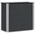 vidaXL Hochbeet 100 x 50 x 91 cm Schwarz