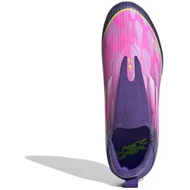 adidas F50 League Laceless FG/MG Purple / Cloud White / Lucid Lemon 33