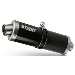 Storm Steel Black Oval Endschalldämpfer