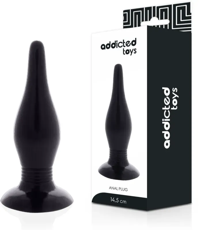 ADDICTED TOYS - ANALPLUG 14.5 CM SCHWARZ