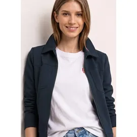 STREET ONE Jacke mit Zipper und Brusttaschen - Blau