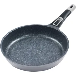 Bratpfanne KING "Moonscape", grau, H:5cm Ø:24cm, Pfannen, Induktion, abnehmbarer Griff, MOONSCAPE-Beschichtung