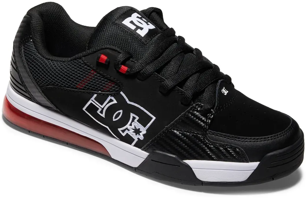 Skateschuh DC SHOES "Versatile" Gr. 9(42), bunt (black, white, athletic red) Schuhe