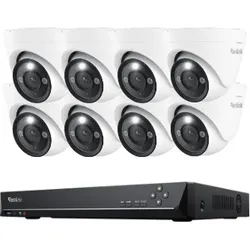 Reolink RLN16-410 – Zentralspeicher für Sicherheitskameras Recorder + 8 x RLC-833A
