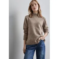 STREET ONE Damen A302841 Strickpullover,Beige, 42