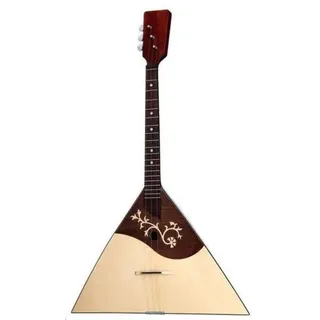 GEWA Prim Balalaika - 3-saitig - Massive Fichtendecke - Massive Ahornmuschel - 19 Neusilberbünde - Hochglanz - Made in Europe