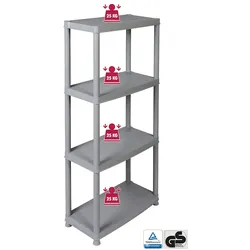 Kreher Regal Primo 12 Zoll (Grau)