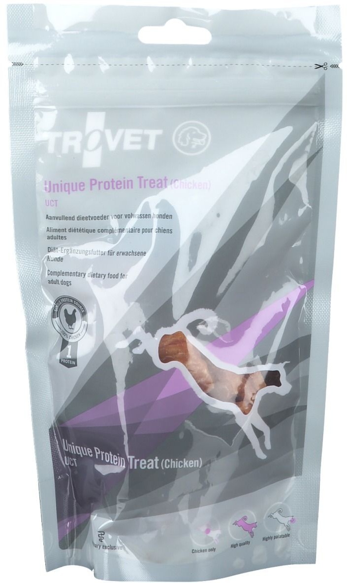 Trovet Unique Protein Treat für Hunde (Huhn) UCT
