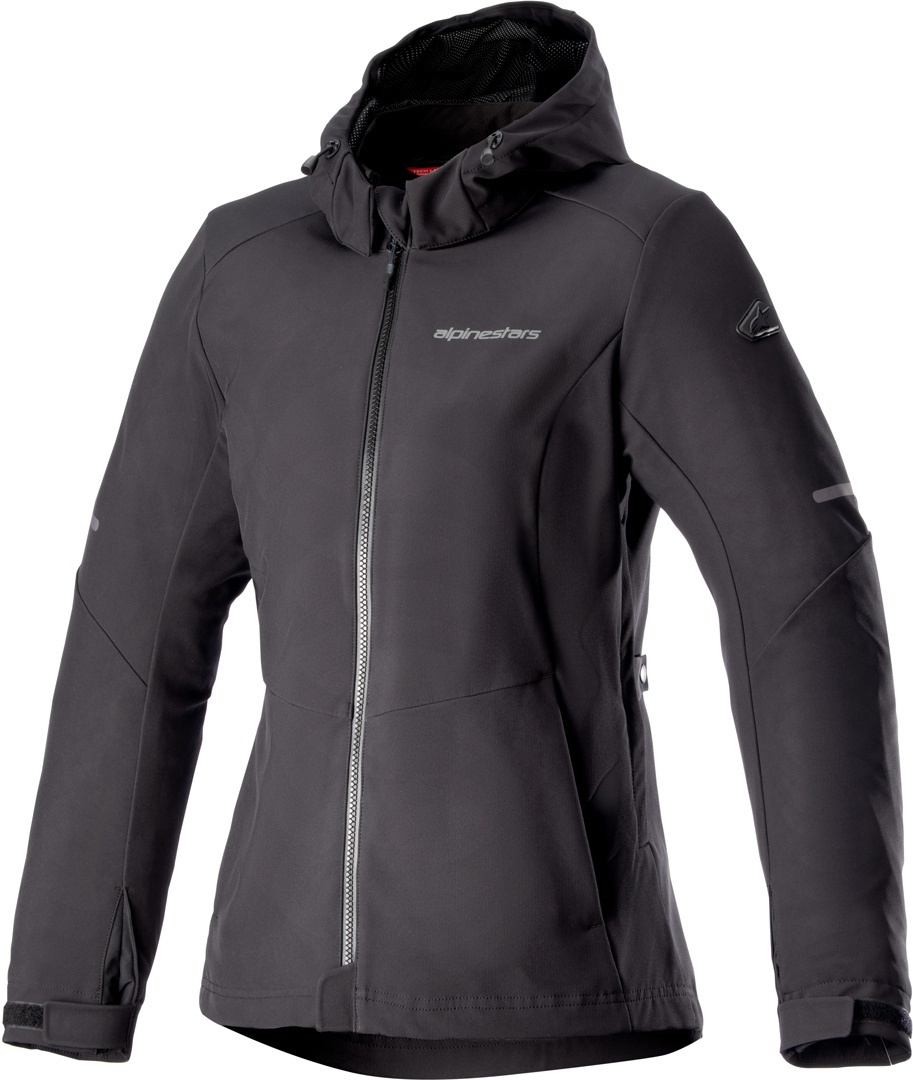 Alpinestars Stella Neo waterdichte Dames Motorfiets Textiel Jas, zwart, XS Voorvrouw