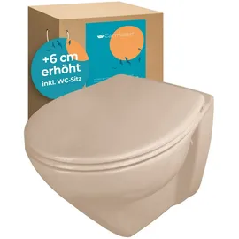 Calmwaters Wand-WC mit WC-Sitz Bahamabeige