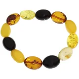 Ostsee-Schmuck Armband Olive braun 19 cm