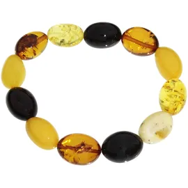 Ostsee-Schmuck Armband Olive braun 19 cm